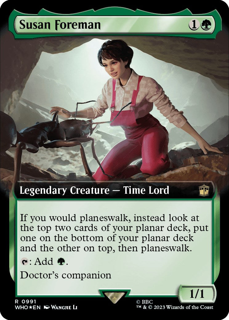 Susan Foreman (Extended Art) (Surge Foil) [Doctor Who]