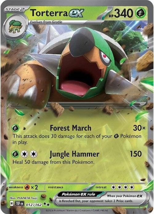 Torterra ex (012/162) [Scarlet & Violet: Temporal Forces]