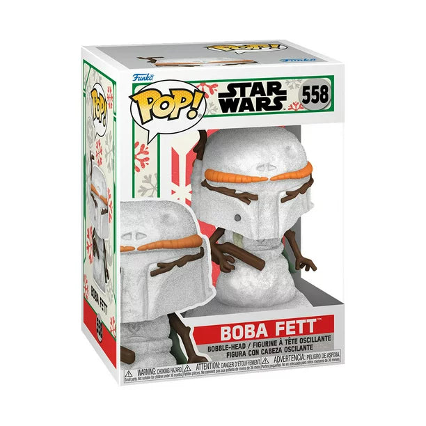 Funko Pop! Star Wars: Holiday - Boba Fett Snowman Vinyl Bobblehead