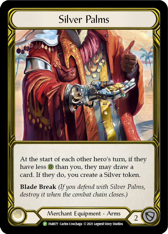 Silver Palms (Golden) [FAB077] (Promo)  Cold Foil