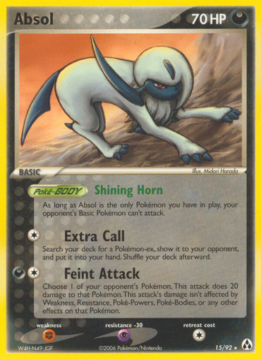 Absol (15/92) [EX: Legend Maker]