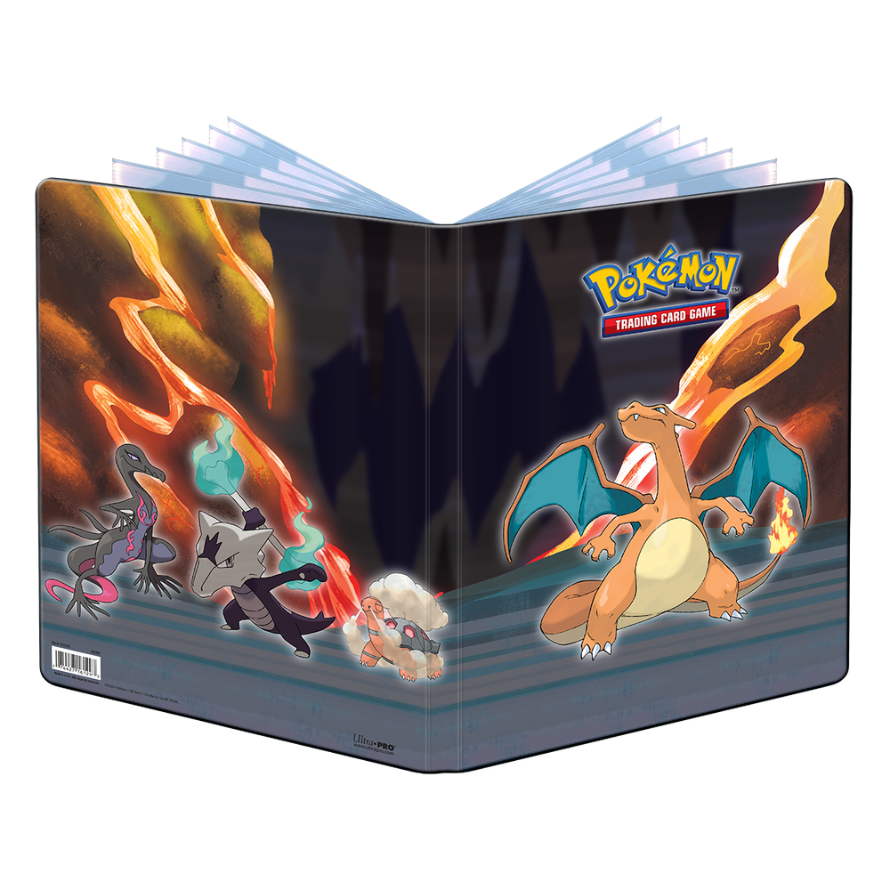 Ultra PRO: 9-Pocket Portfolio - Pokemon (Charizard, Salazzle, Torkoal, and Alolan Marowak)