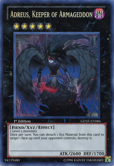 Adreus, Keeper of Armageddon [GENF-EN086] Secret Rare