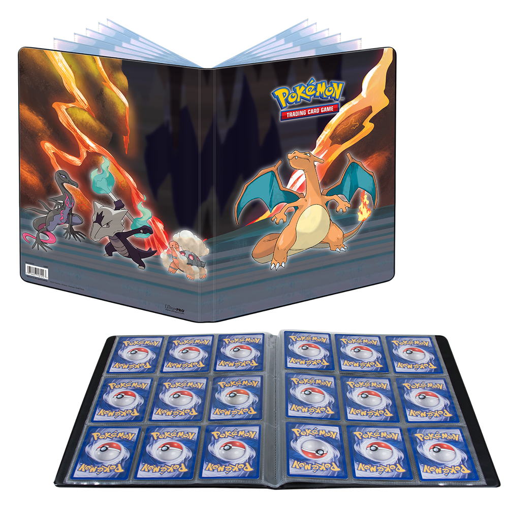 Ultra PRO: 9-Pocket Portfolio - Pokemon (Charizard, Salazzle, Torkoal, and Alolan Marowak)